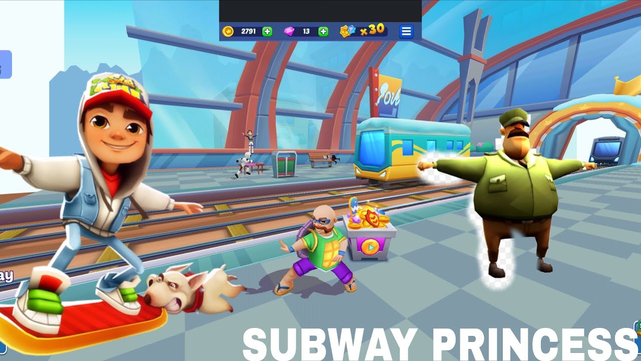PLAYING SUBWAY PRINCESS RUNNER GAME EP 14 // NEW VIDEO - YouTube