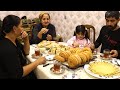 Azerbaijan Traditional Sweet Village Breakfast | Gatlama | Fasali | Mahara |