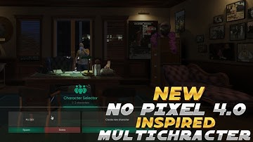 NO PIXEL 4.0 MULTICHARACTER *FREE* | FiveM Roleplay Scripts | FiveM Tutorial 2024 | MJ DEVELOPMENT