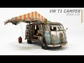 VW T1 Camper 1962 for my next ZOMBIE Diorama 1:24