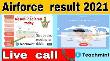 Air Force Result Date 2021/Indian Airforce group x and y Result/cutoff and result date/ Teachmint