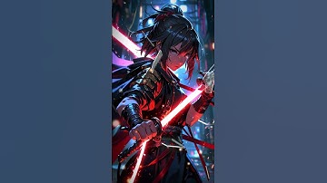Japanese anime style Female swordsman Action aesthetics Powerful character Assassin Sword combat