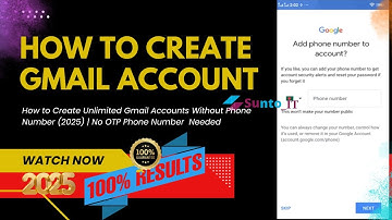 Create unlimited  Gmail Accounts Using AI 2025 || new Method 100% working Method #sunto_it