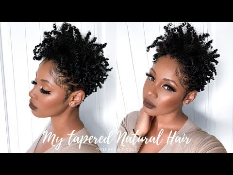 defined-shiny-moisturized-twist-out-&-coils-for-tapered-cut-|-short-natural-hair-tutorial