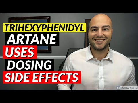 Trihexyphenidyl (Artane) - Pharmacist Review - Uses, Dosing, Side Effects