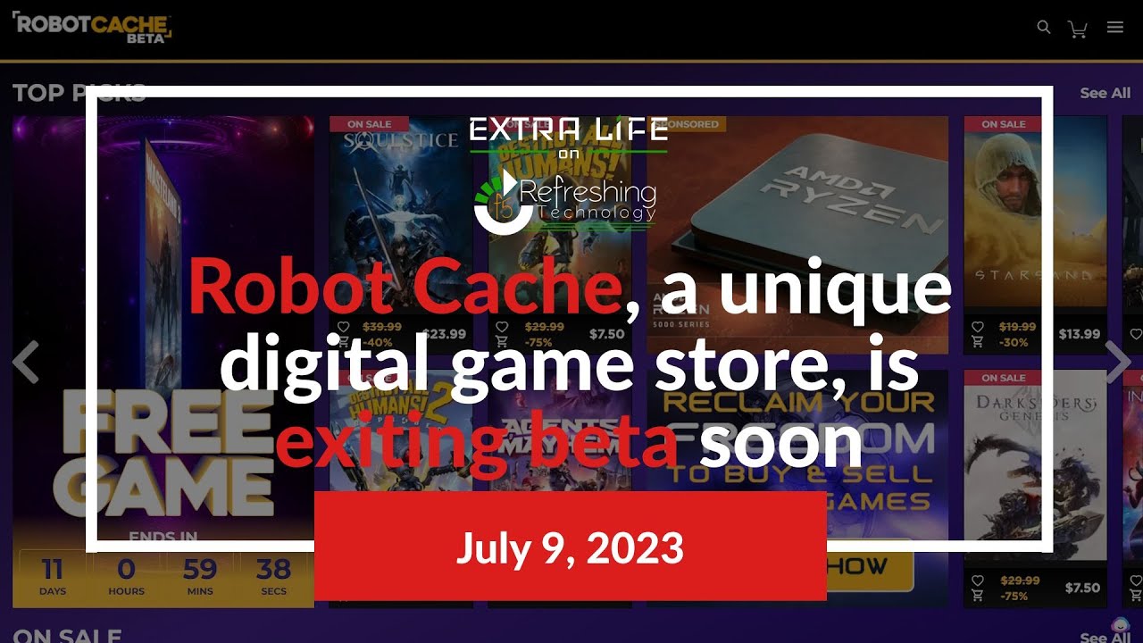 Robot Cache™, Videogame Marketplace