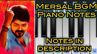 Mersal Bgm Piano Notes Coverd By Hari