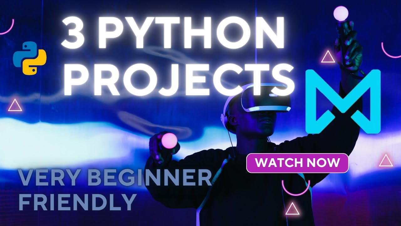 Python FAST SCRATCH #2 - Cool Beginner Projects (No IF,  No LOOPS)