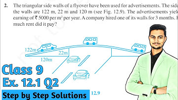 Class 9 Maths | Chapter 12 | Exercise 12.1 Q2 | Heron