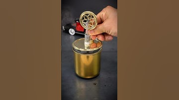 Build Stirling Engine Model Powered By Hot Water #enginemodelkit #stirling #engine #diy #shorts #fyp