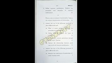 MSW-017: CONTEMPORARY METHODS AND VALUES OF SOCIAL WORK | JUNE 2024 | IGNOU #tee2024 #june2024 #tee