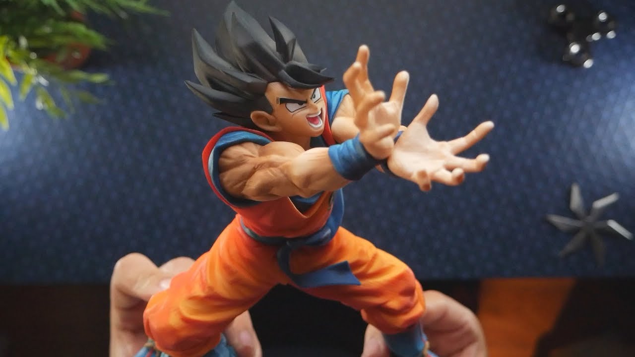 dragon ball z son goku kamehameha figure