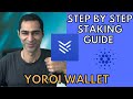 How to stake Cardano ADA – Yoroi Wallet Staking (December 2021)