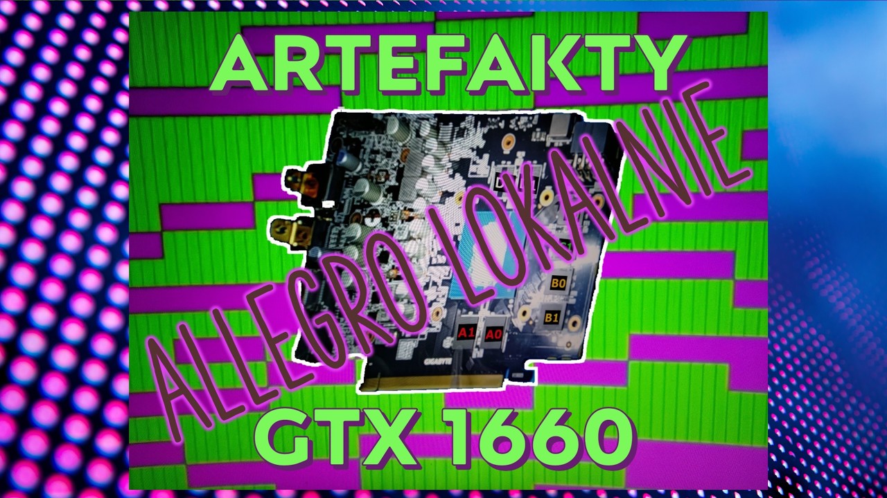 NAPRAWA KARTY GRAFICZNEJ Z ALLEGRO LOKALNIE GTX 1660 OC 6 GB