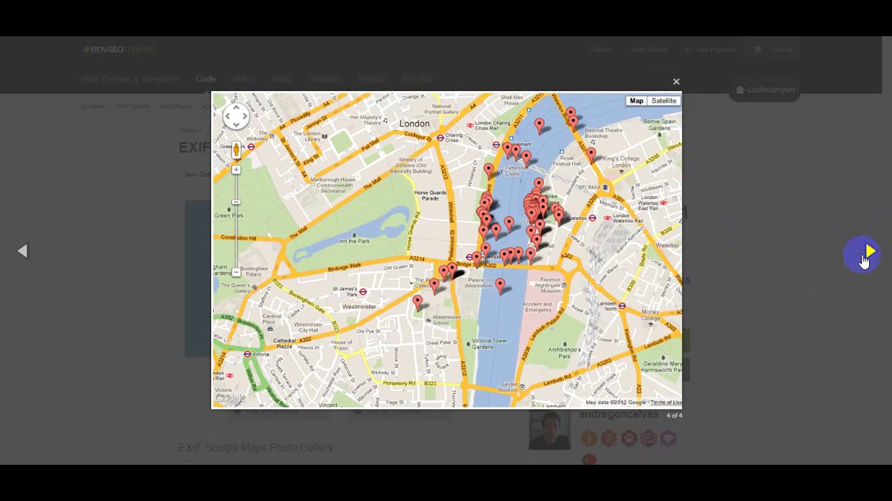 EXIF Google Maps Photo Gallery - YouTube
