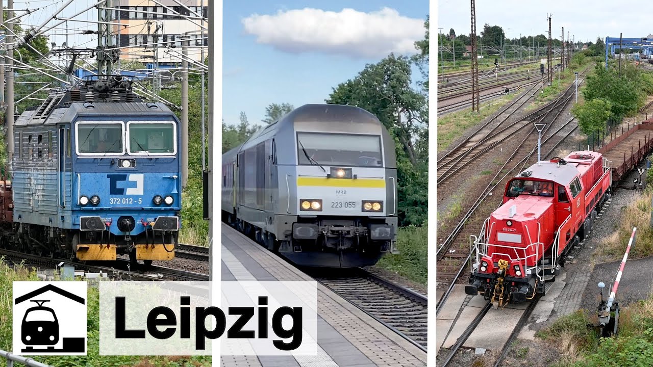 Ein Kessel Buntes – Trainspotting rund um Leipzig: Borna, Engelsdorf, Schönefeld, Güterring