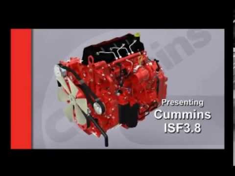 3D Модель двигателя Cummins 3.8