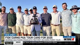 Georgia Southern graduate Steven Fisk earns PGA TOUR card for 2025, highlighting run that started...