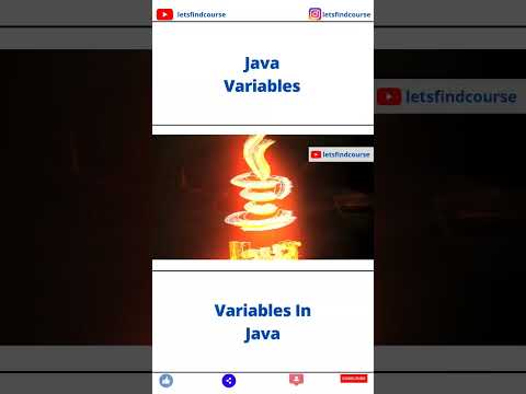 Java Variable | Variable In Java #java