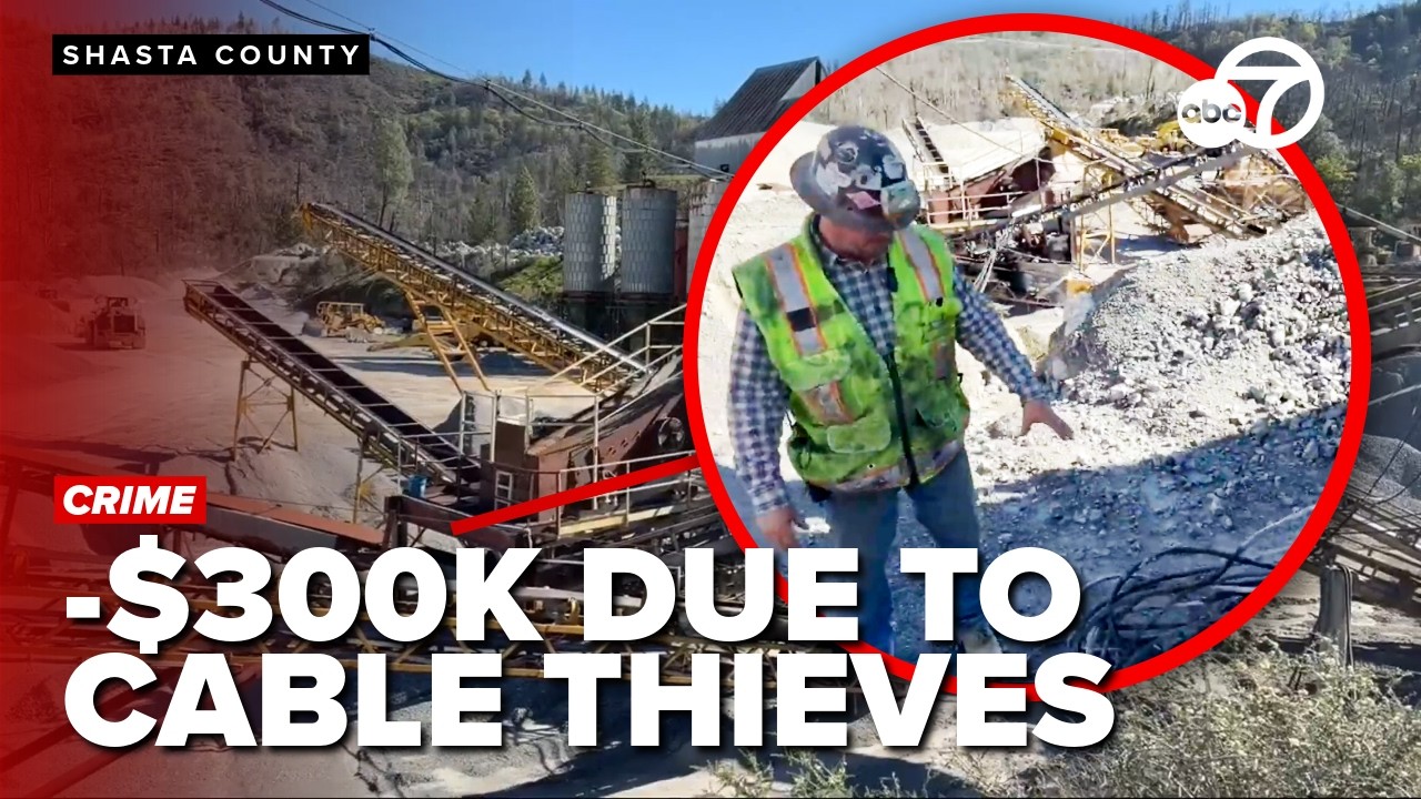 Крупный карьер в Калифорнии закрылся после кражи кабеля, убытки составили около 300 тысяч долларов.