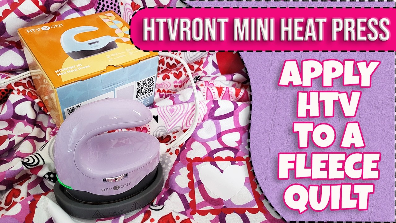 Мини-термопресс, Major Impact | Лоскутное одеяло ко Дню святого Валентина с термотрансферной плен...