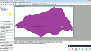 Estimación del Caudal Máximo de Datos Pluviométricos y CN software( HEC HMS 4.6.1)