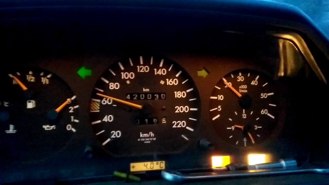 W124 om604 turbo kickdown test YouTube