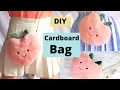 DIY Cardboard Bag Making Craft / Easy Cardboard Crafts