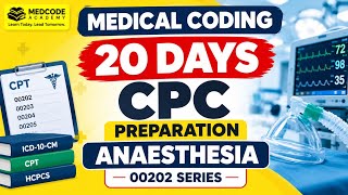Anesthesia in Medical Coding | CPT Anesthesia Coding Explained | @MedcodeMC | #anesthesia #cpc