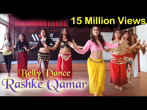 Belly dance on Rashke Qamar | Workshop Routine (Basic) conducted by Ojasvi Verma