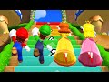Mario party 9  step it up  mario vs luigi vs peach vs daisy master difficulty