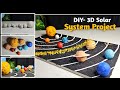 DIY 3D Solar System Model: Easy Step-by-Step Guide for Kids &amp; Students #trending #viral #solarsystem