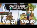 Ich habe 30 TAGE MINECRAFT ONE BLOCK gespielt und DAS ist passiert!