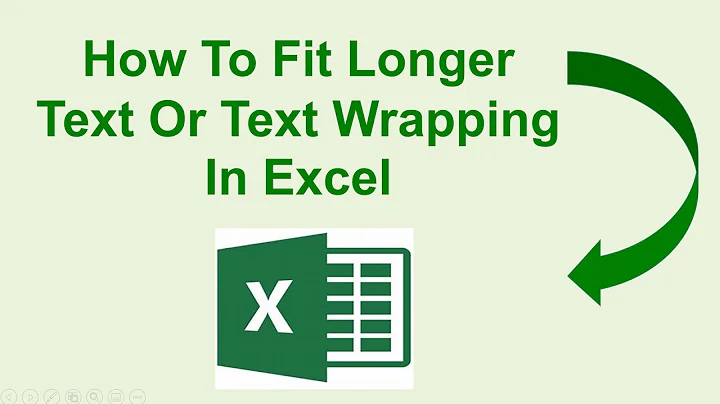 How To Fit Longer Text  or Text Wrapping In Excel.  Excel Tip