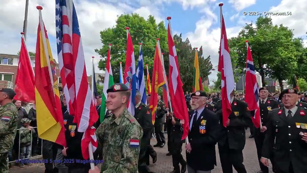 Vrijheidsdefilé Bevrijdingsparade Wageningen 5 mei 2025