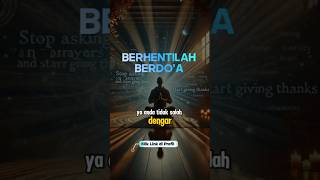 Berhenti Berdoa Ya Anda Tidak Salah Dengar  Afirmasi Di Kolom Komentar afirmasi