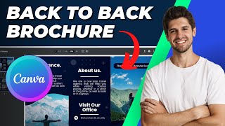 How To Make A Back To Back Brochure In Canva | DoubleSided