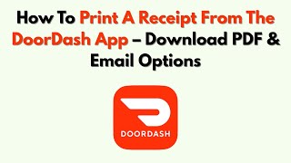 Download Lagu Hoe u een bon afdrukt vanuit de DoorDash-app – PDF downloaden en e-mailopties MP3 Download Lagu Hoe u een bon afdrukt vanuit de DoorDash-app – PDF downloaden en e-mailopties MP3
