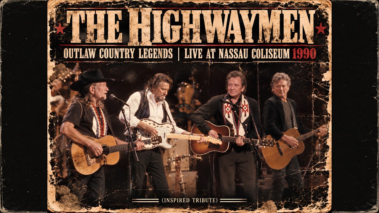 The Highwaymen 🔥 Outlaw Country Legends | Live at Nassau Coliseum
