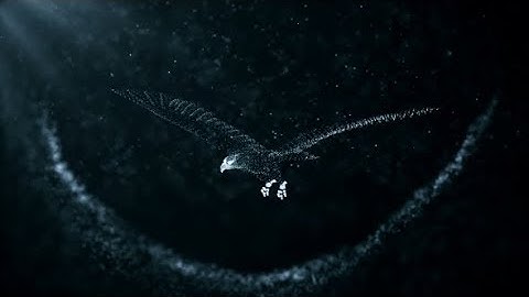 Eagle Particles Abstract Background | Motion Graphics - Videohive template