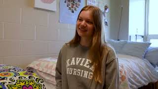 Xavier Cribs/Kuhlman Hall: Alyssa, Leah, Katie and Megan