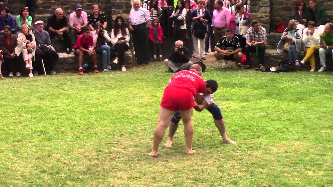 Exhibicion Lucha Canaria entre Javier Ledesma y Eduardo  Diez