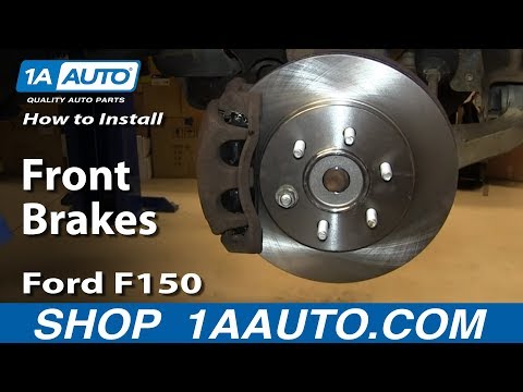 How To Install Replace Front Brakes 2004-08 Ford F150