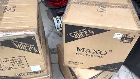 Gửi 4 cặp Bass 30 Neo Maxo Audio, 2 cặp về Long An, 2 cặp về Thanh Hóa