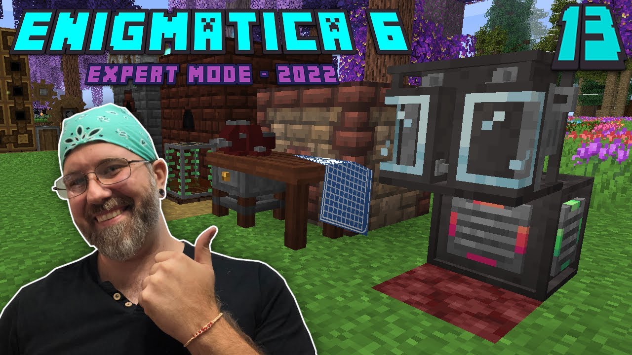 Lets Play Enigmatica 6 Expert EP 13 - Pneumaticcraft Thermopneumatic Processing Plant for Centrifuge