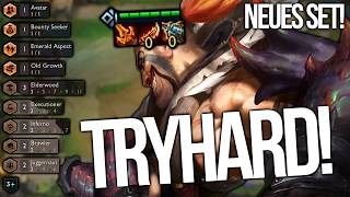 TRYHARDING in the new set - How to actually play! | TFT Set 18 PBE Banger 12