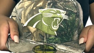 Panthers 'NFL TEAM-BASIC' Realtree Camo Fitted Hat by New Era