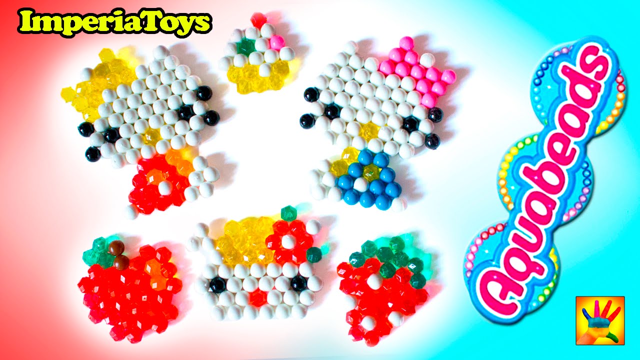 Hello Kitty Aquabeads Toy Nail Art Studio 80% Complete Stickers