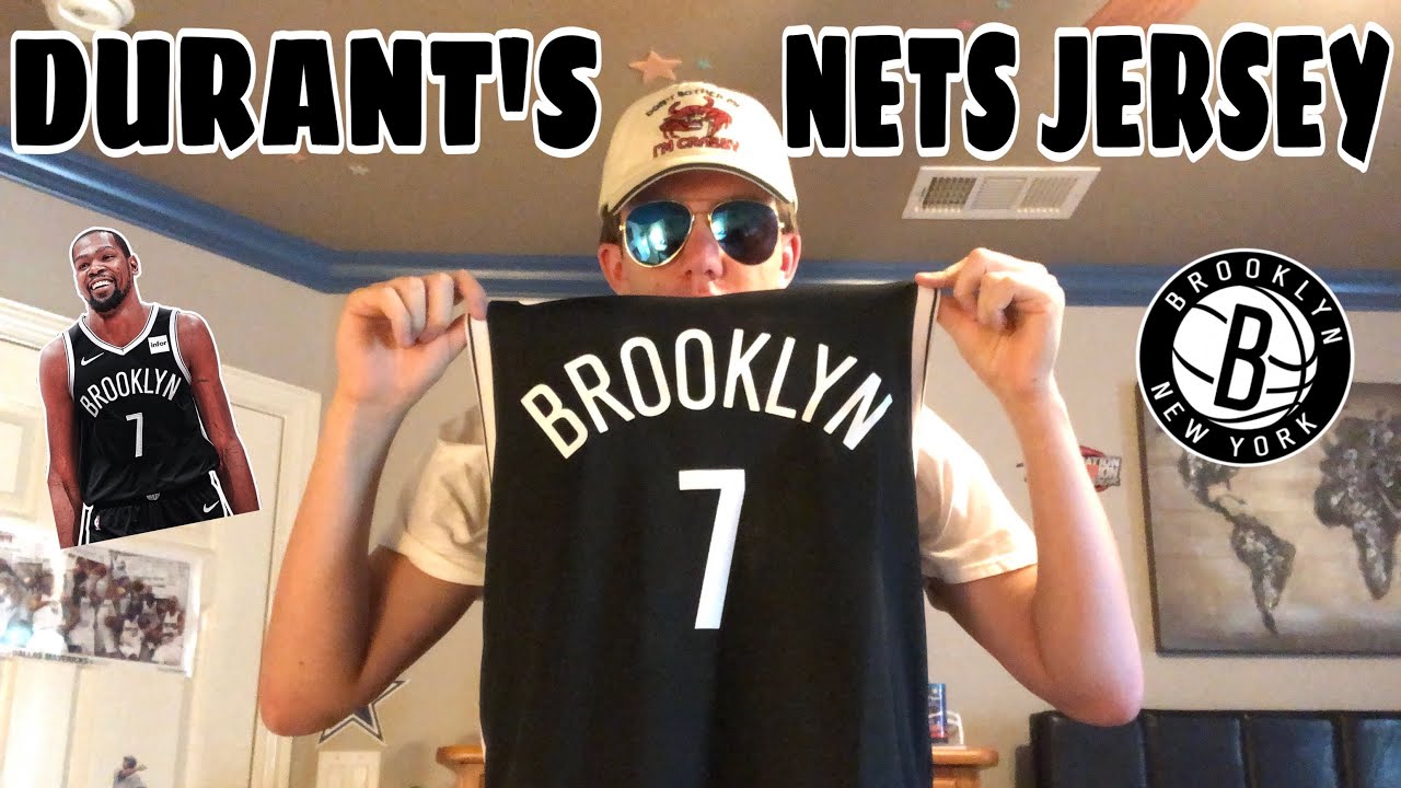 Kevin Durant #7 Brooklyn Nets Earned Edition NBA Swingman Jersey 