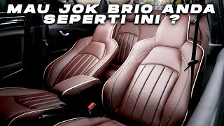 GANTI JOK KULIT BRIO MAKIN MEWAH, BAHAN LEDERLUX EUROLEDER